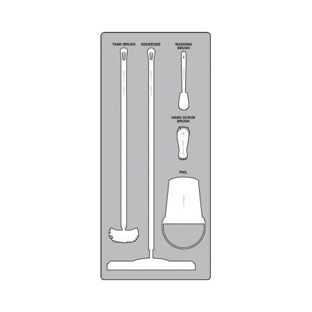 Accuform WET ZONE STOREBOARDS ULTRA PSB711GTWT PSB711GTWT